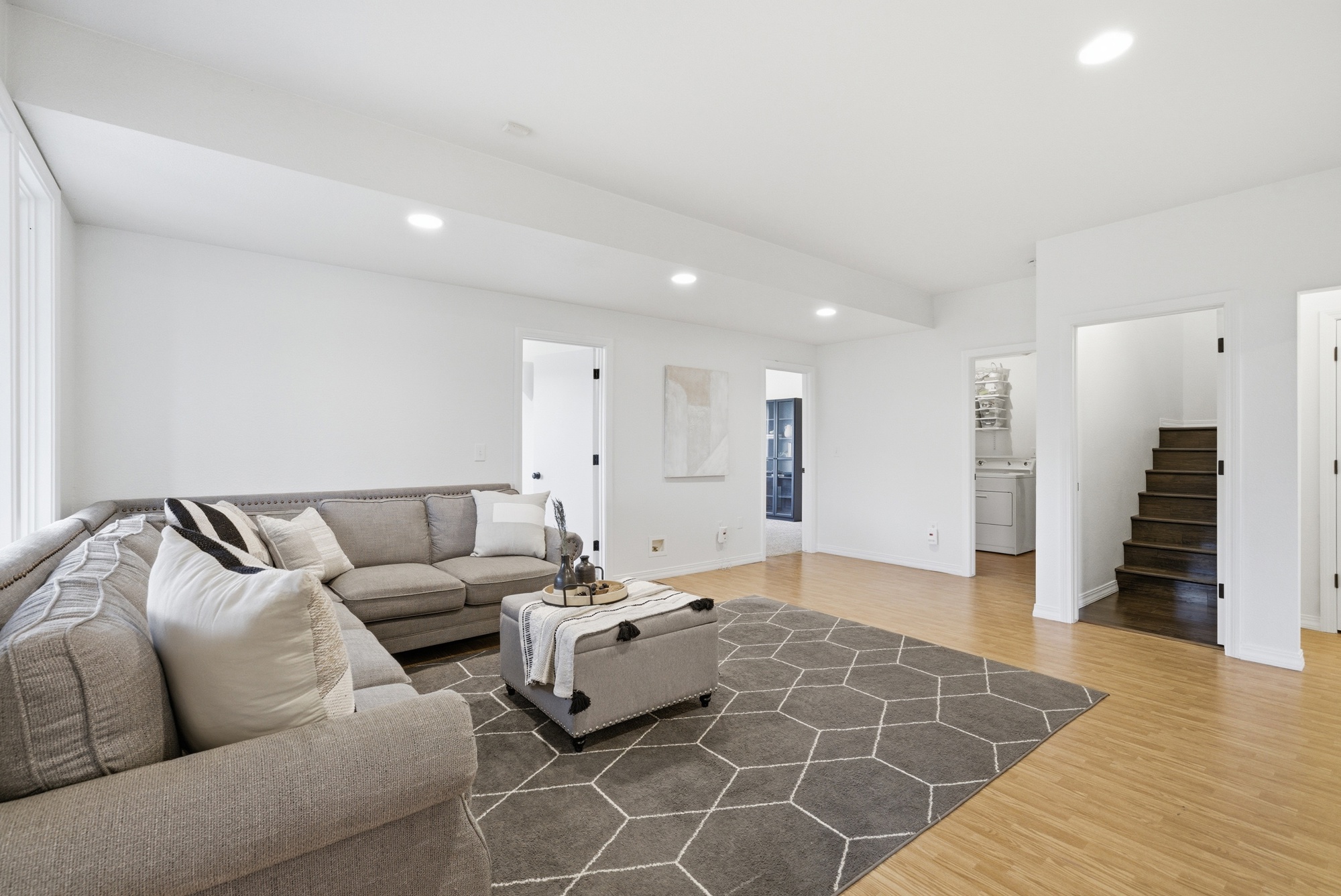 Basement living space