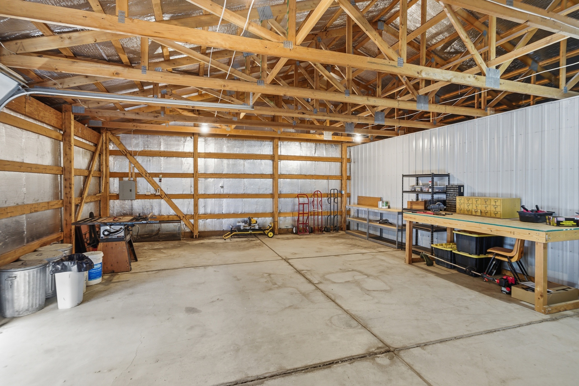 Shop interior barn side